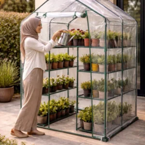 Indoor Outdoor Plant Greenhouse with 8 Shelves